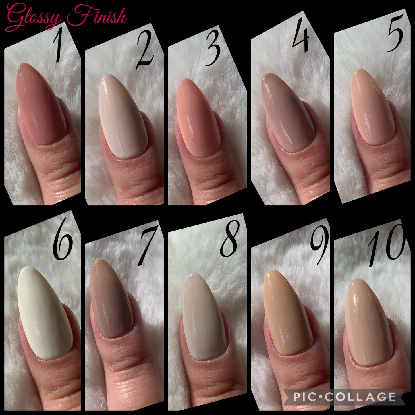 Nude Press on Nails with Glossy or Matte Finish/ Handcrafted Glue On Nails/ False Nails/ Coffin/ Stiletto/ Square/ Almond/ Oval