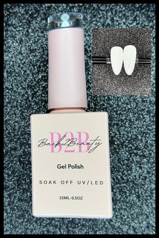 Stella White UV Gel polish/ Professional, High Quality LED Pure White Soak Off Gel Nail Polish/ White gel nail polish/ DIY Nails/ 0.5 oz
